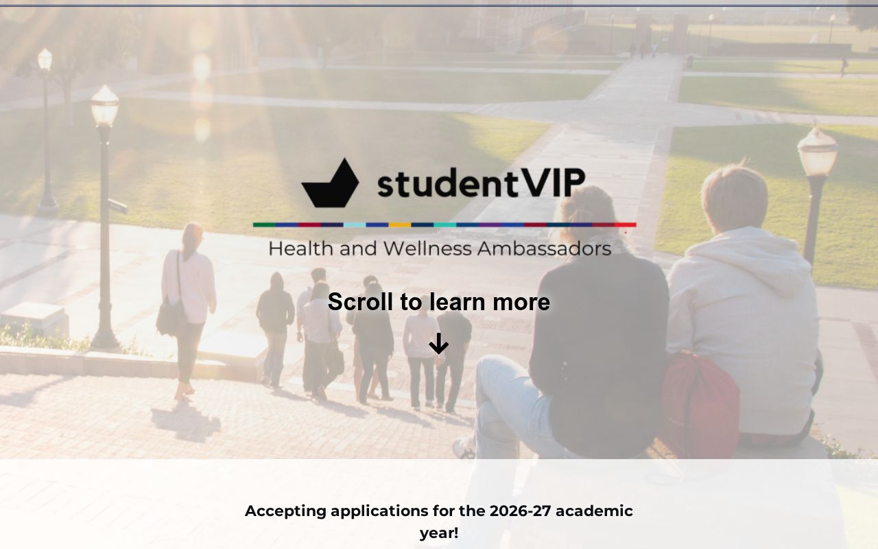 Student Vip Insurance Student VIP Wellness Ambassador